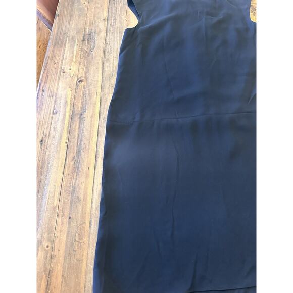Magaschoni 100% Silk Shift Dress Size 14 Zipper Black NWT Sleeveless Classic - Picture 14 of 15